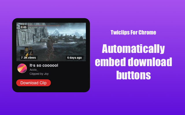 Twiclips - Twitch剪辑下载器截图3