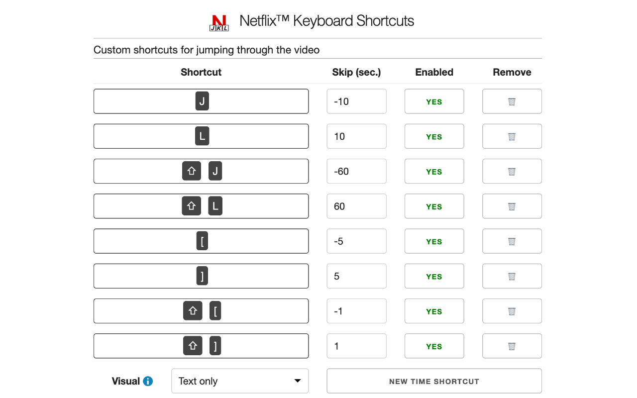 Netflix Keyboard Shortcuts截图4