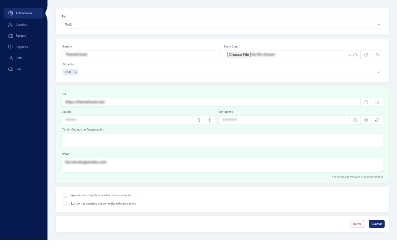 EuSonLito - Password Manager截图1