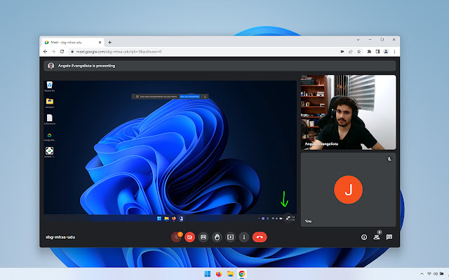 Individual Fullscreen for Google Meet截图1