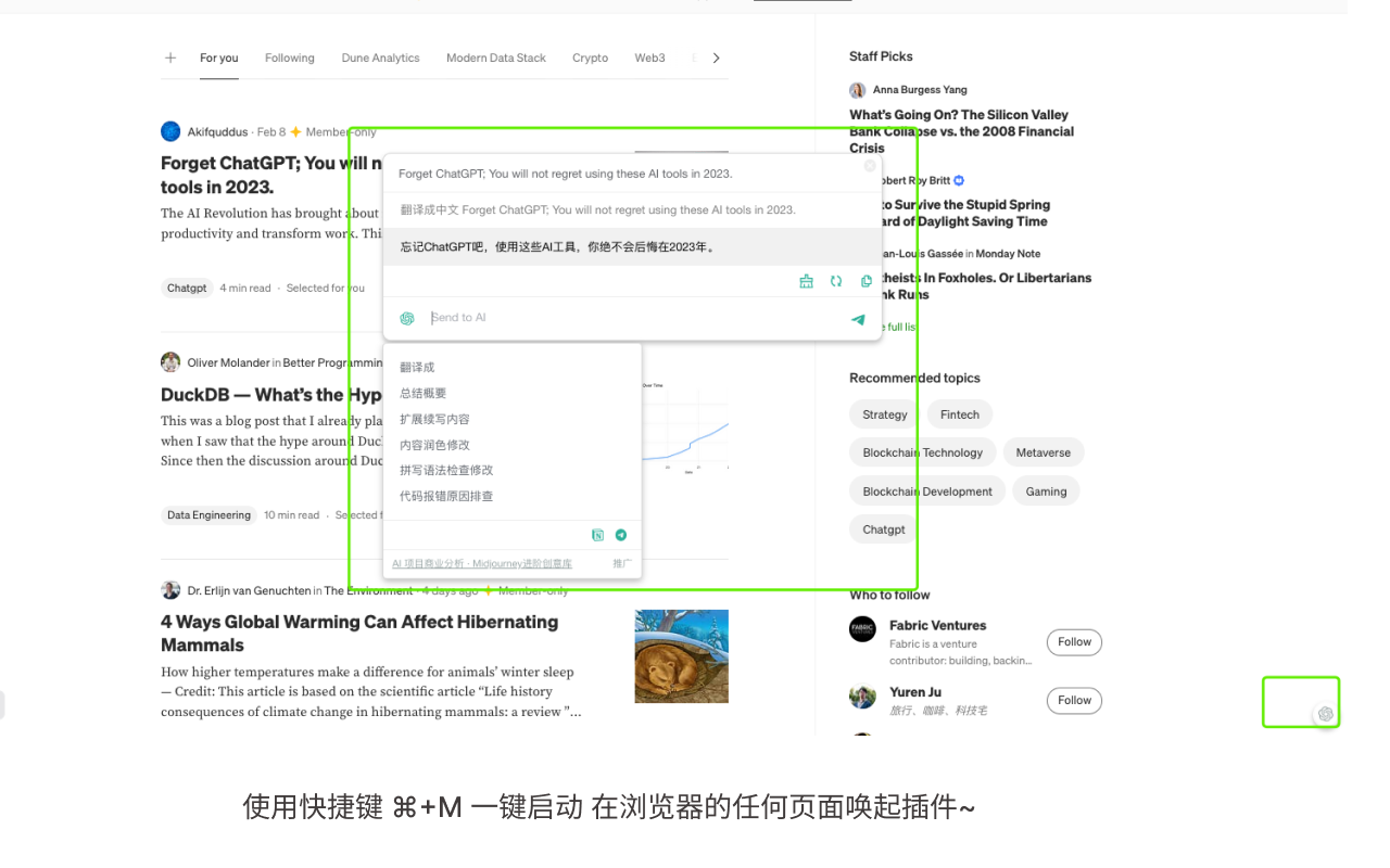 ChatGPT for all sites截图2
