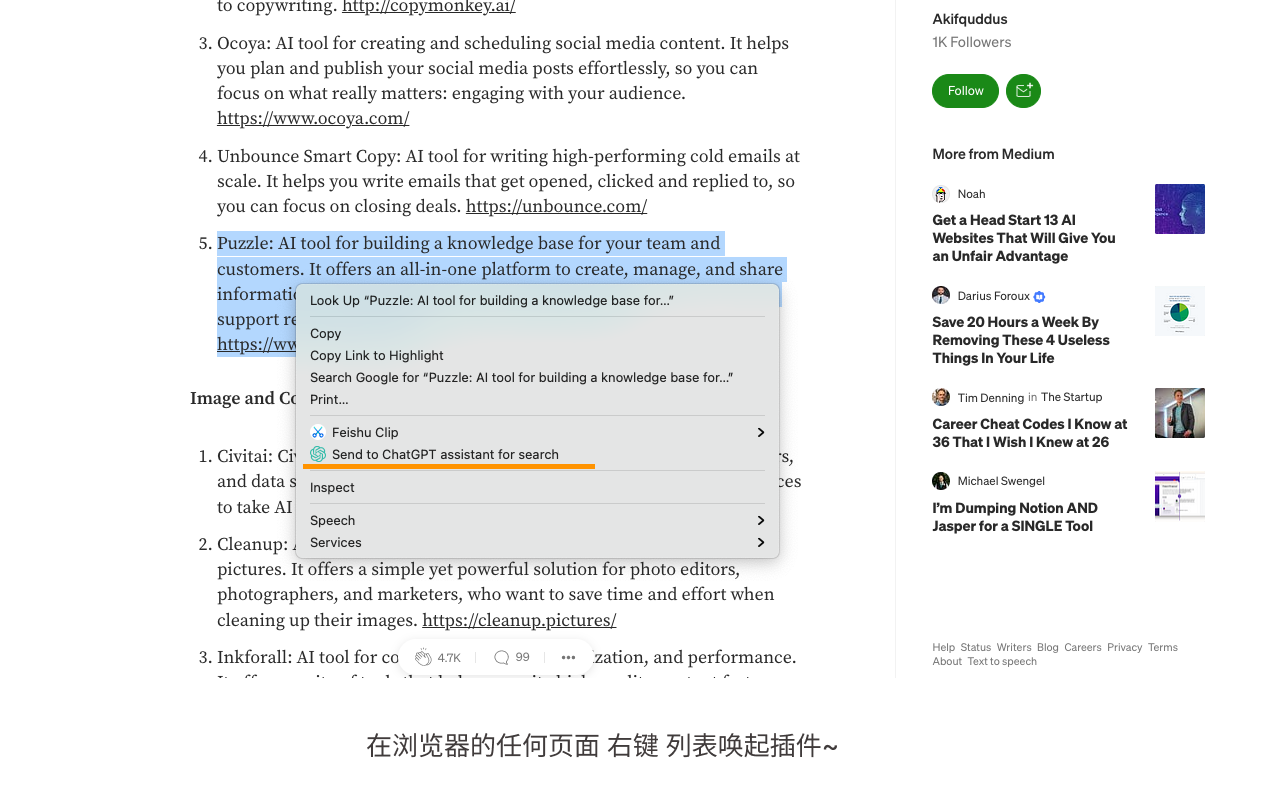 ChatGPT for all sites截图3