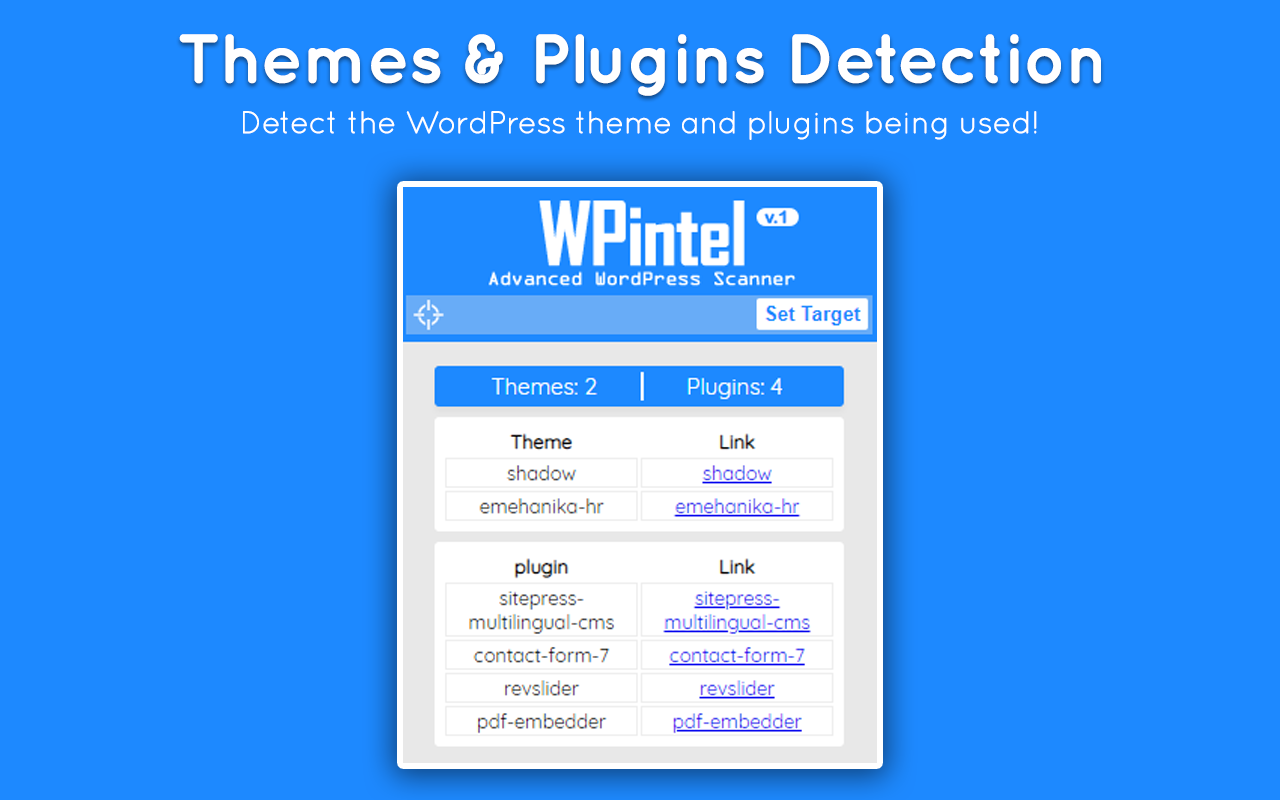 WPintel - WordPress Vulnerability Scanner截图3