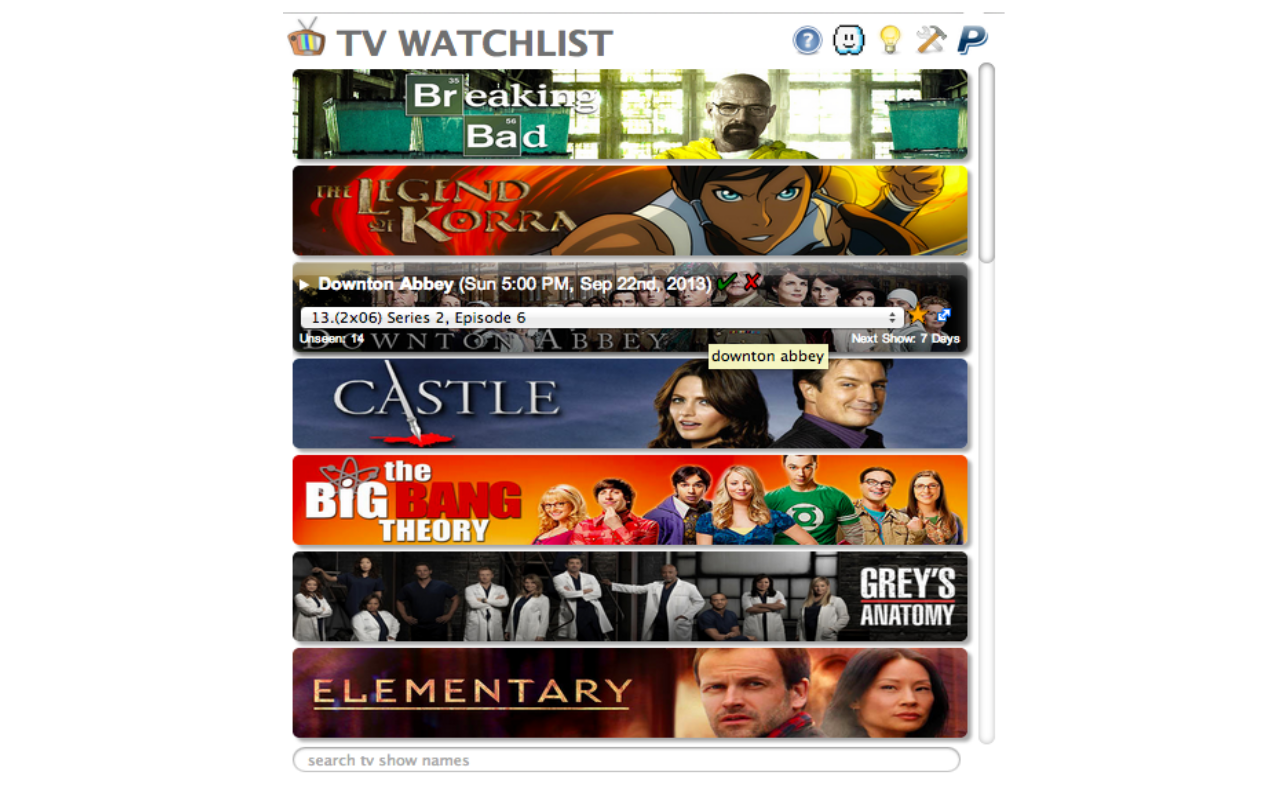 TV WatchList截图2