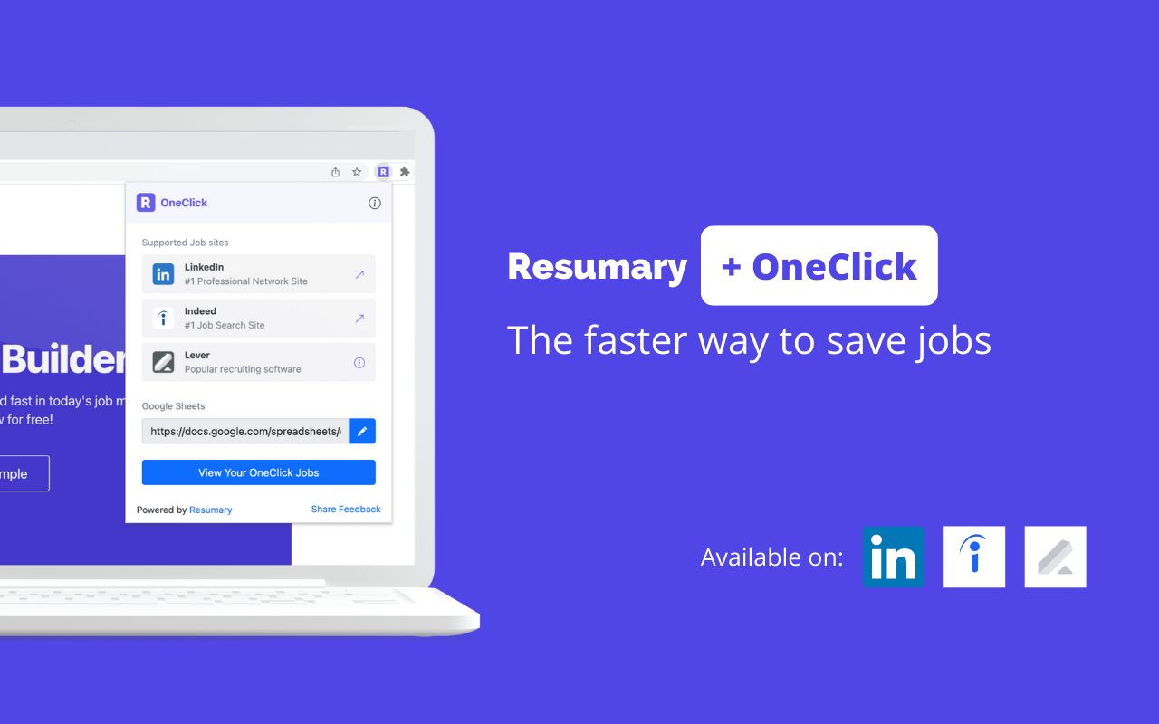 OneClick: Job Tracker for LinkedIn and Indeed截图3