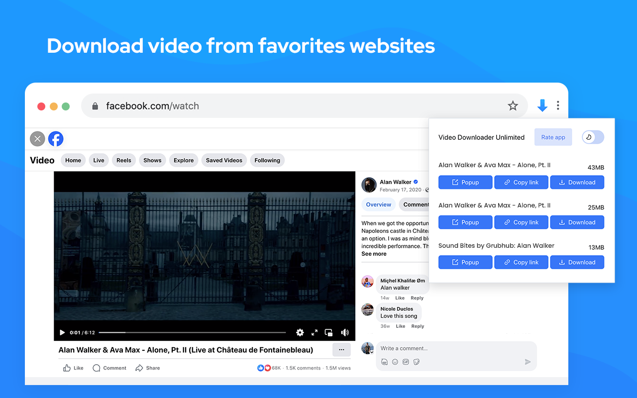 Video Downloader Unlimited截图3