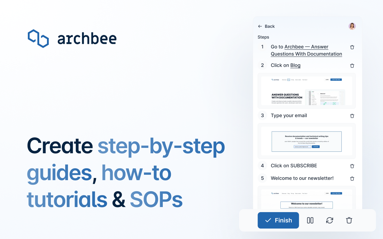 Archbee: Create Step-by-Step Guides or Import Markdown截图4