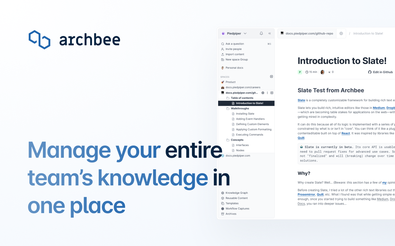 Archbee: Create Step-by-Step Guides or Import Markdown截图5