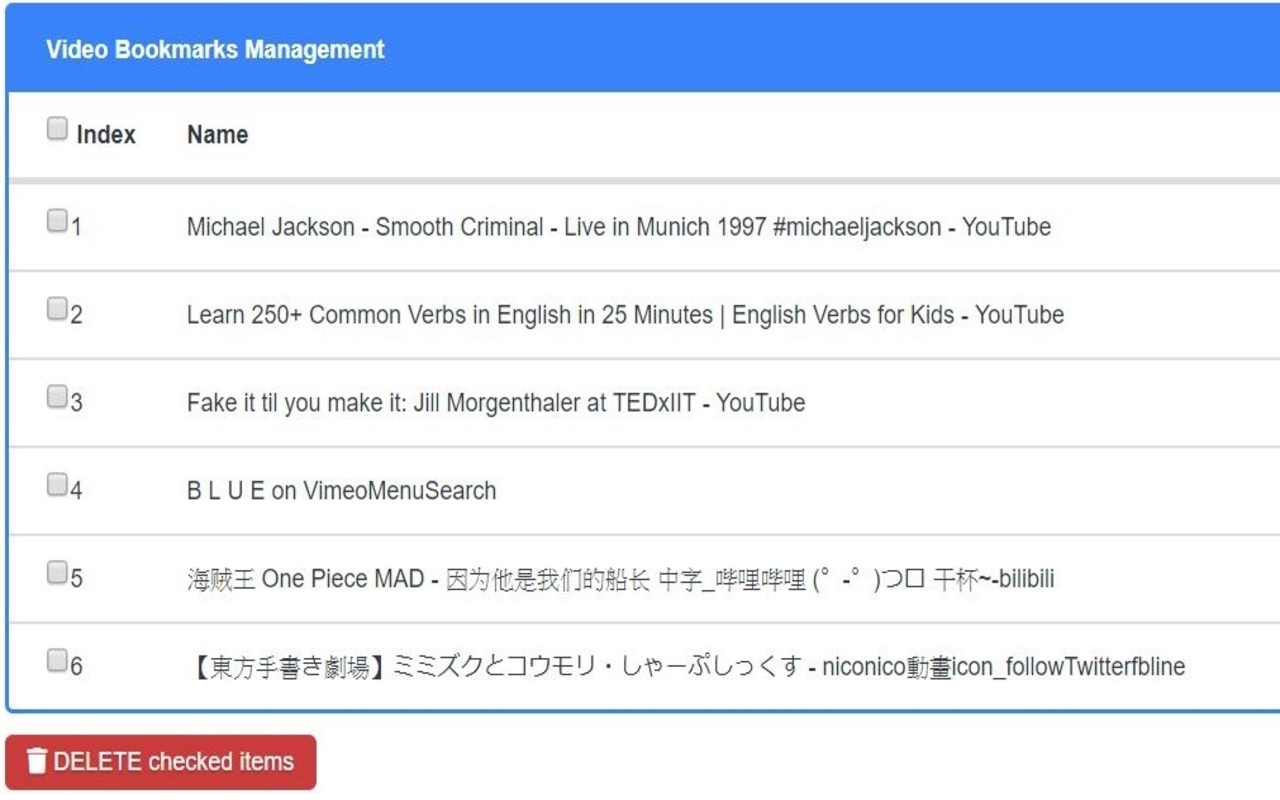 Video Bookmarks Controller截图1