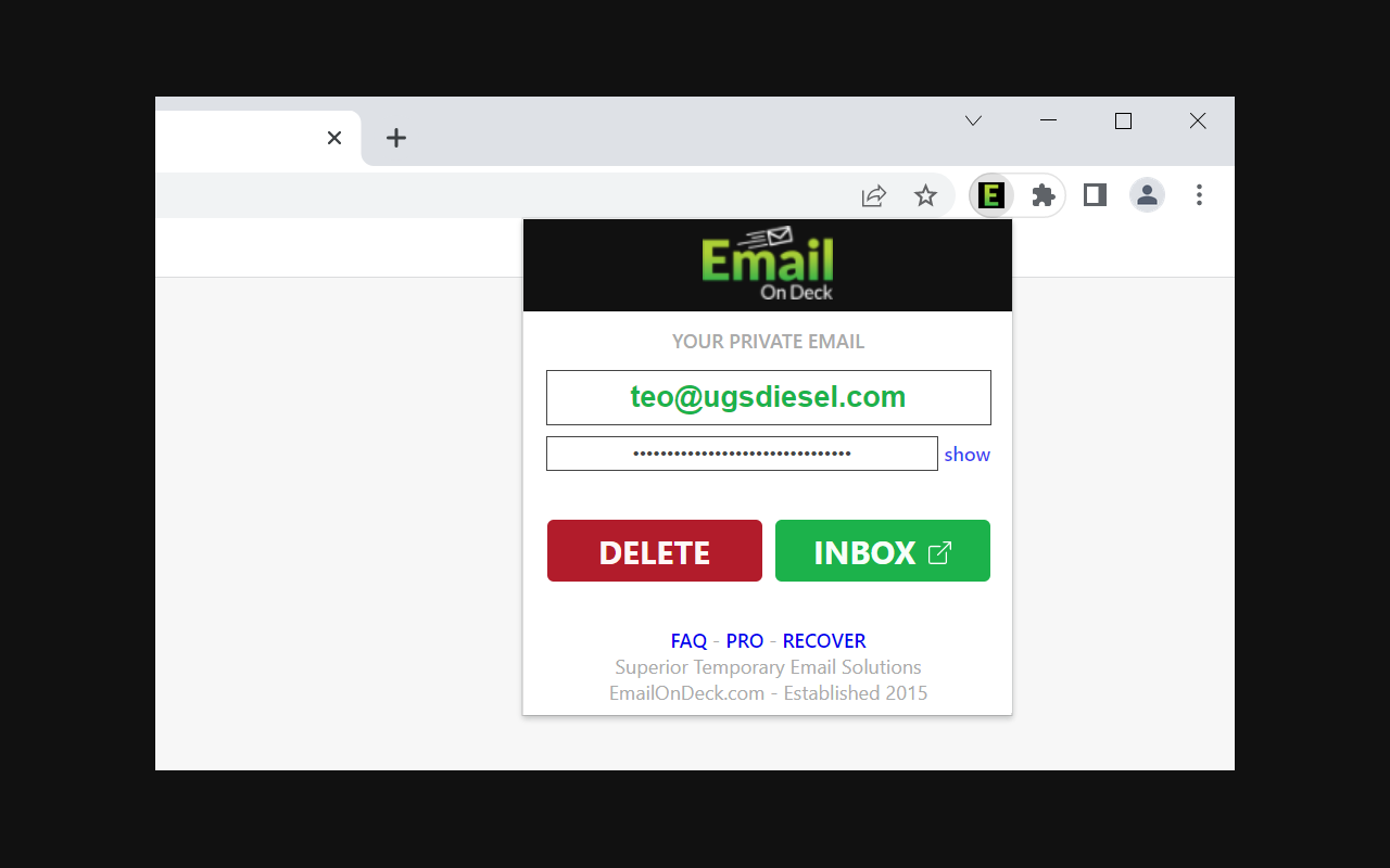 Temporary Email - EmailOnDeck截图1