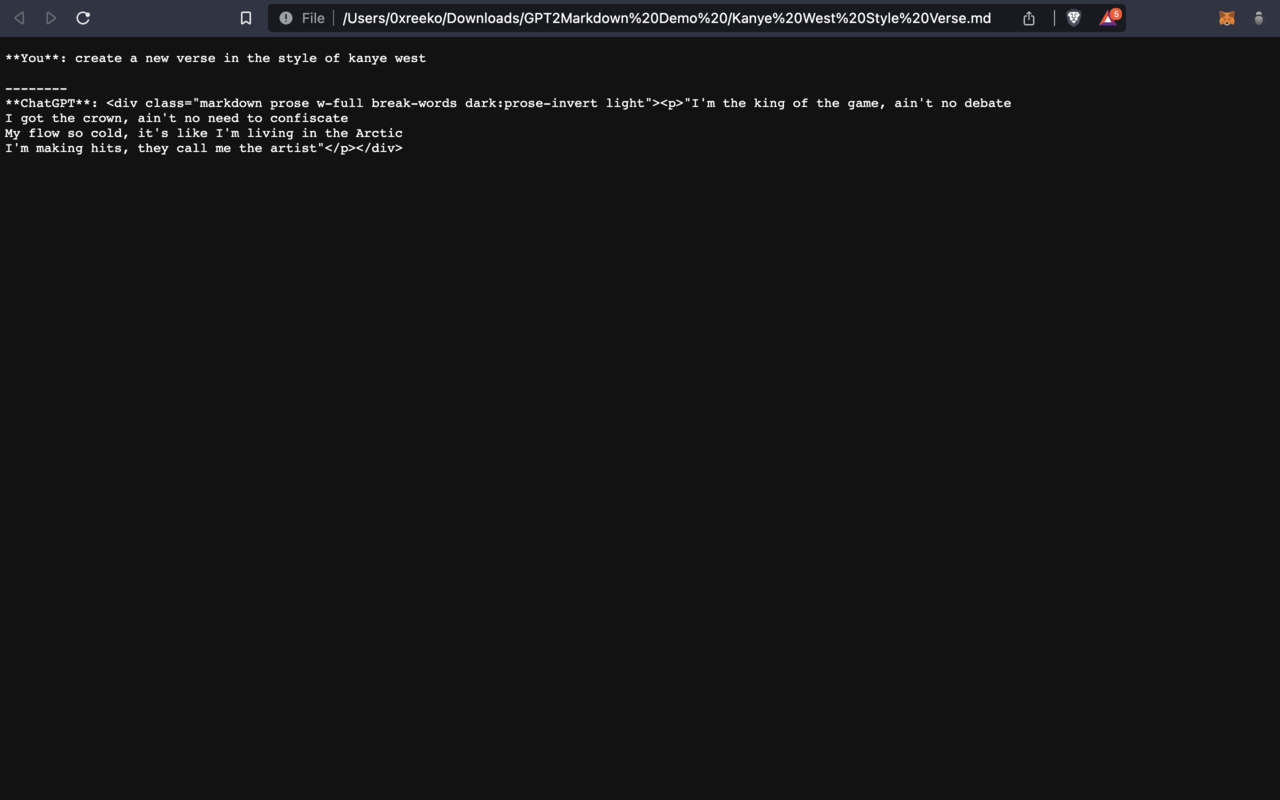 GPT2Markdown截图1