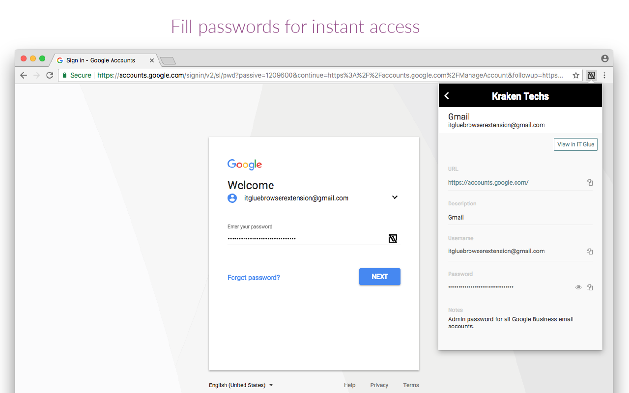 IT Glue Chrome Extension截图2