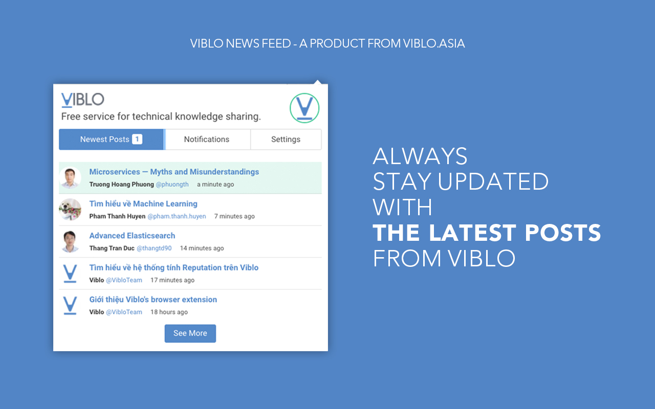 Viblo's News Feed截图2