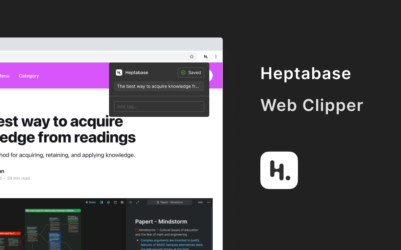 Heptabase Web Clipper截图1