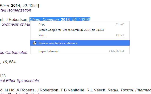 Chemistry Reference Resolver截图1