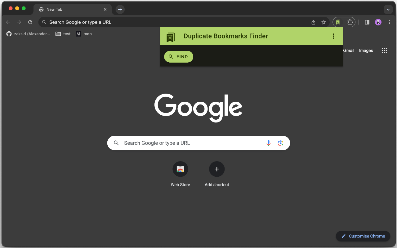 Duplicate Bookmarks Finder截图2