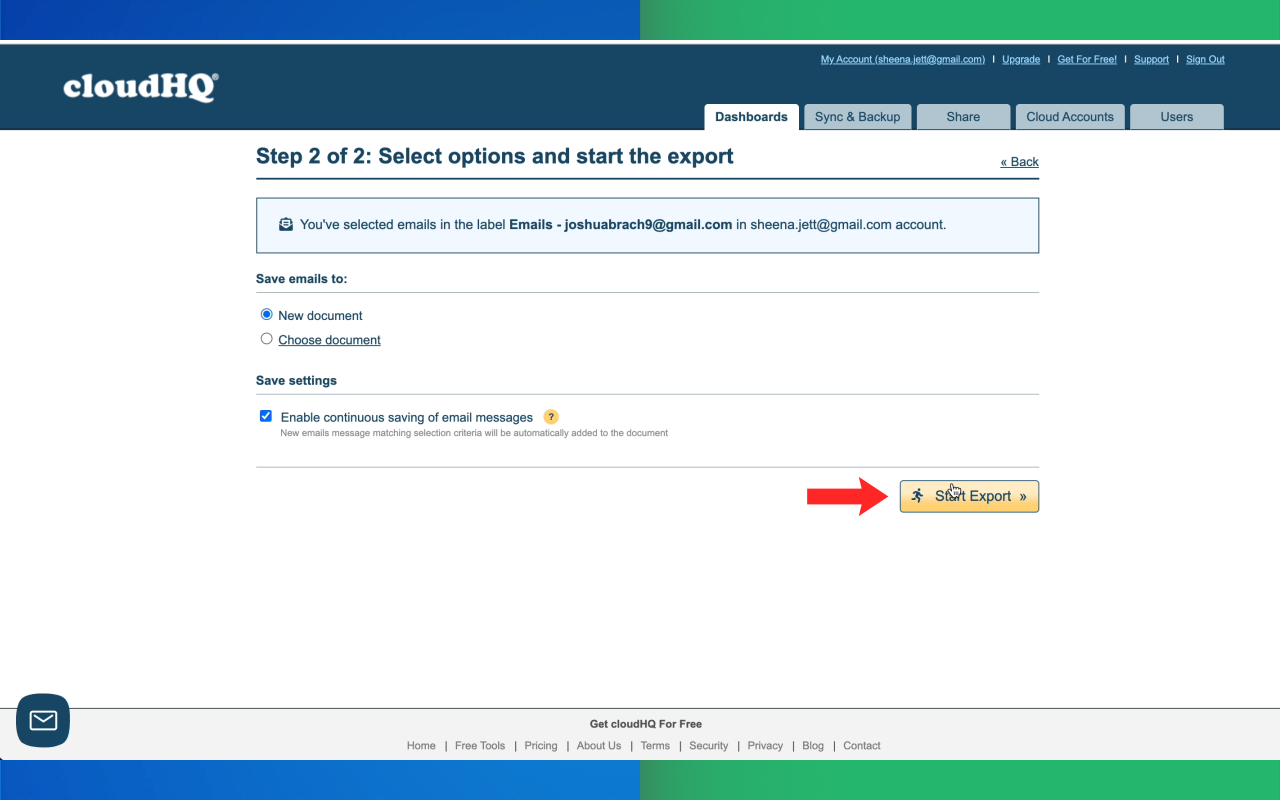 Export Emails to Docs截图5