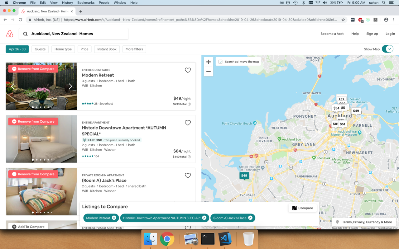 Airbnb Listing Compare App截图1