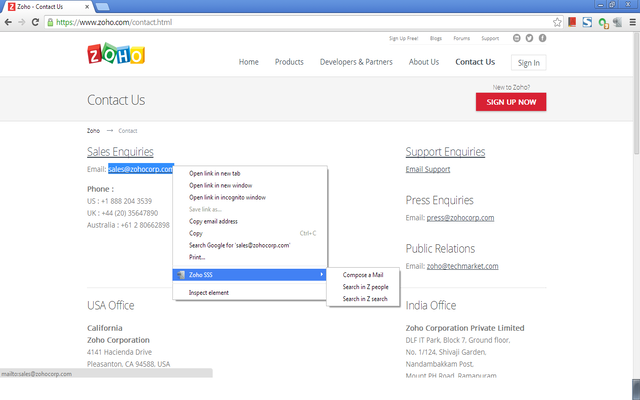 Zoho SSS截图1