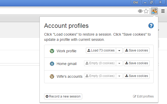 Easy Account Switcher for Google, Facebook.截图1