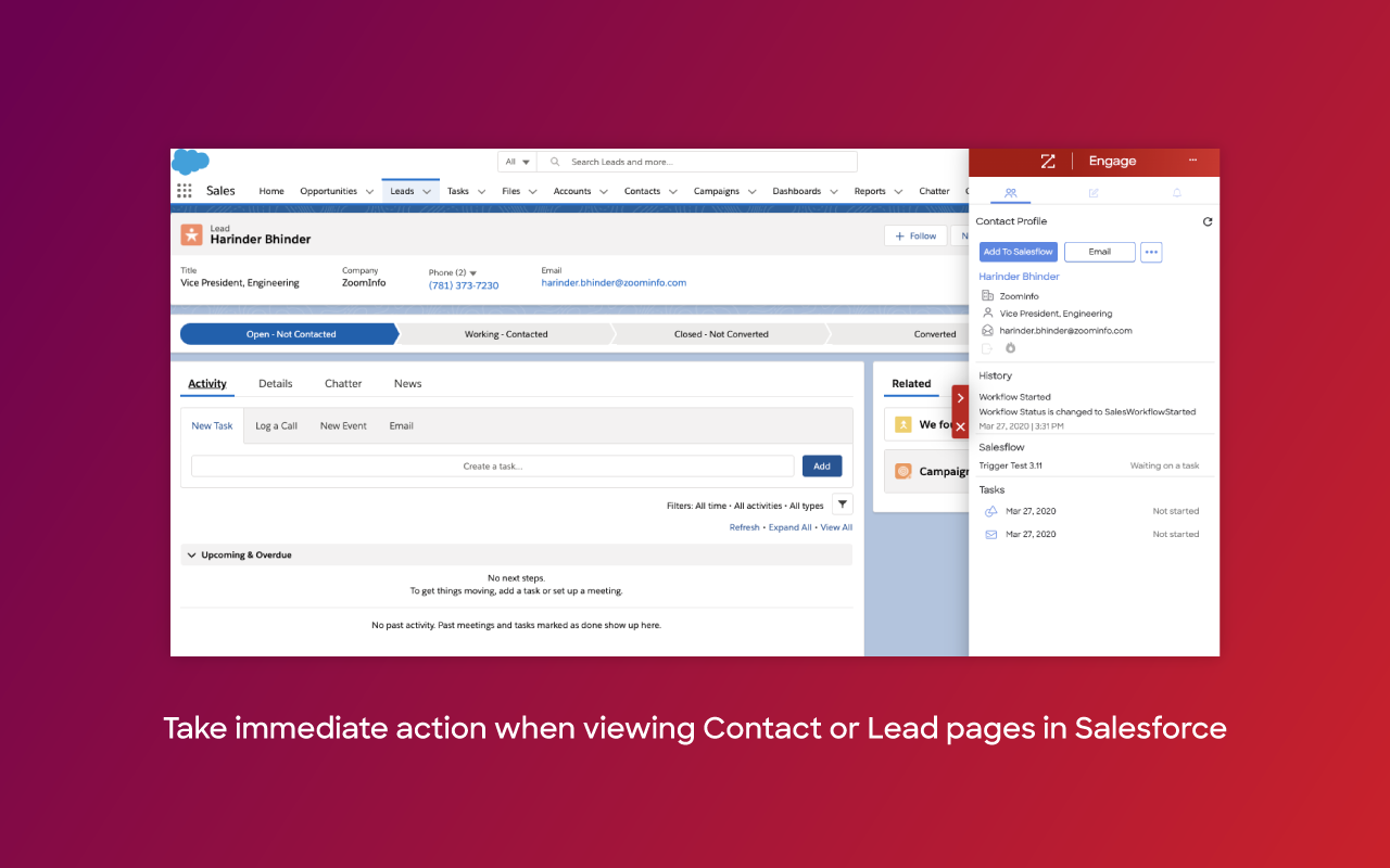 ZoomInfo Engage Chrome Extension截图3