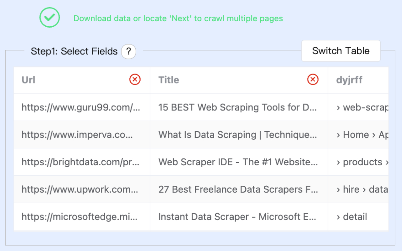 Easy Web Data Scraper截图1