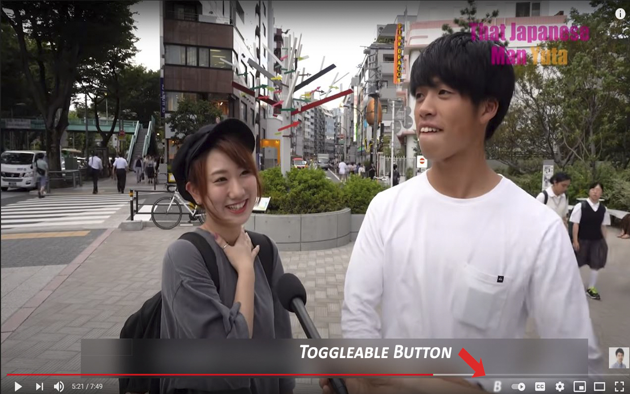 Blur Bar for YouTube - Language Learning Tool截图1