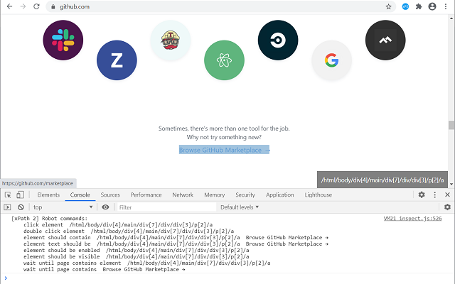 xPath 2 & Robot framework commands截图1