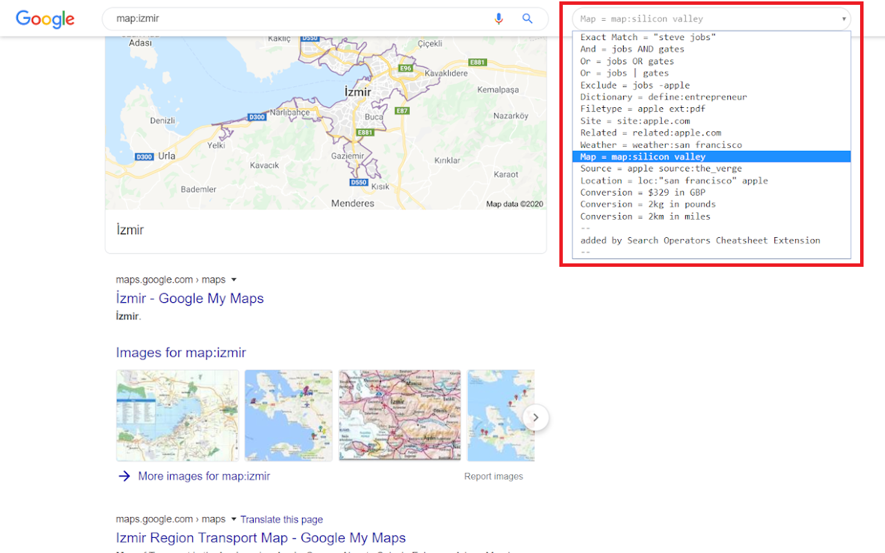 Search Operators Cheatsheet截图1