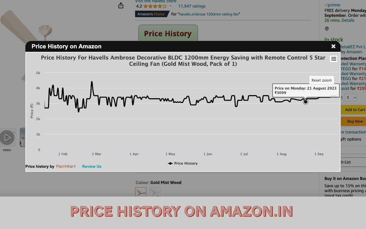 Flash Kart - 亚马逊价格追踪器截图2