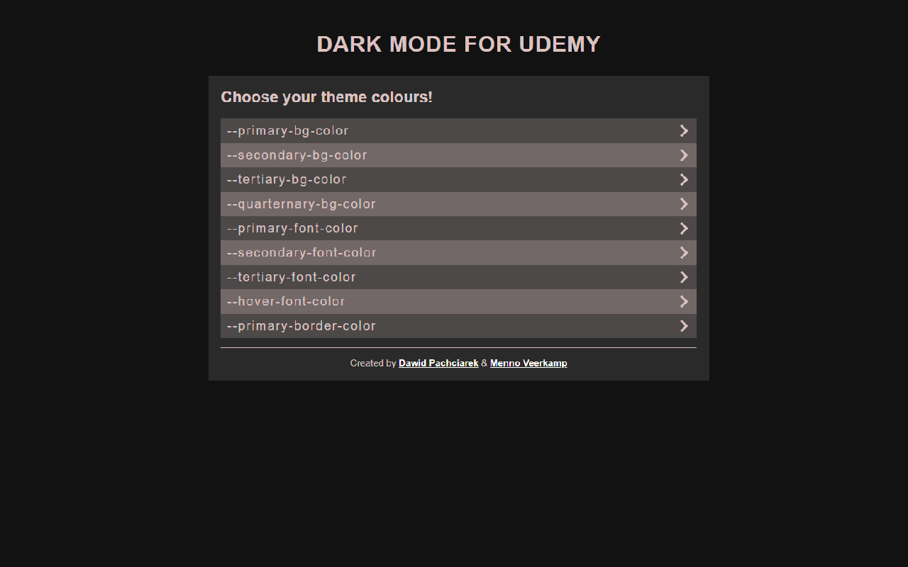 Udemy Dark Theme截图1