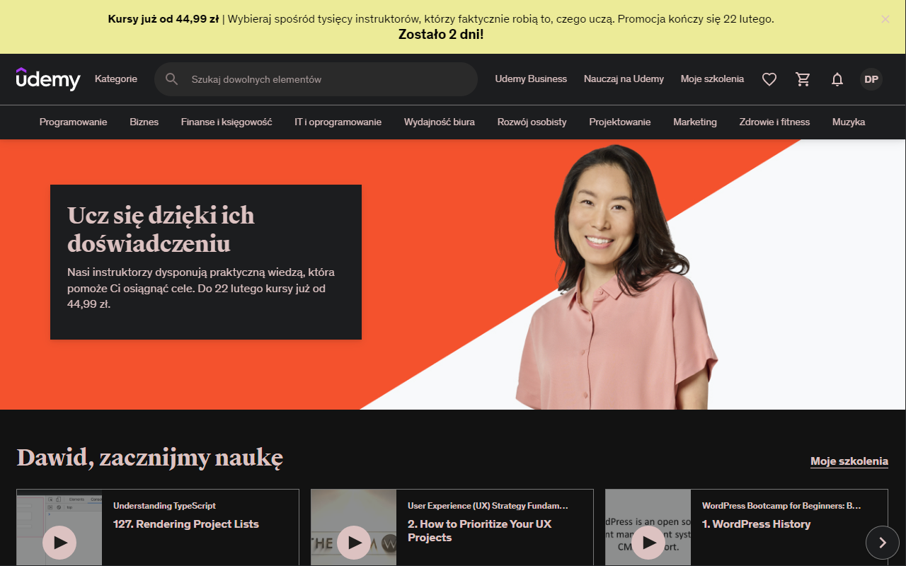 Udemy Dark Theme截图4