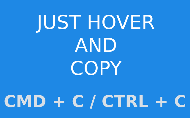 Hover and Copy截图1