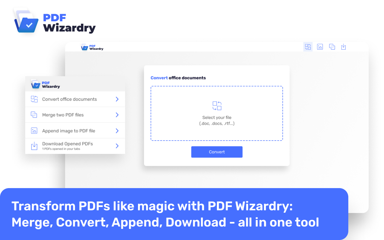 PDF Wizardry Toolkit 結合截图1