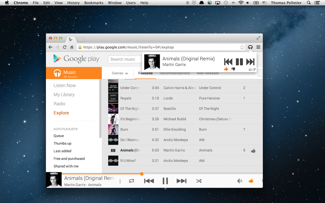 Small Player for Google Music™截图2