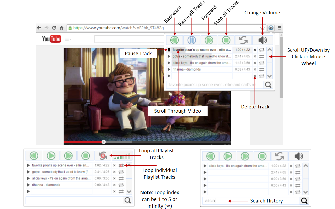 Media Player for YouTube™截图4