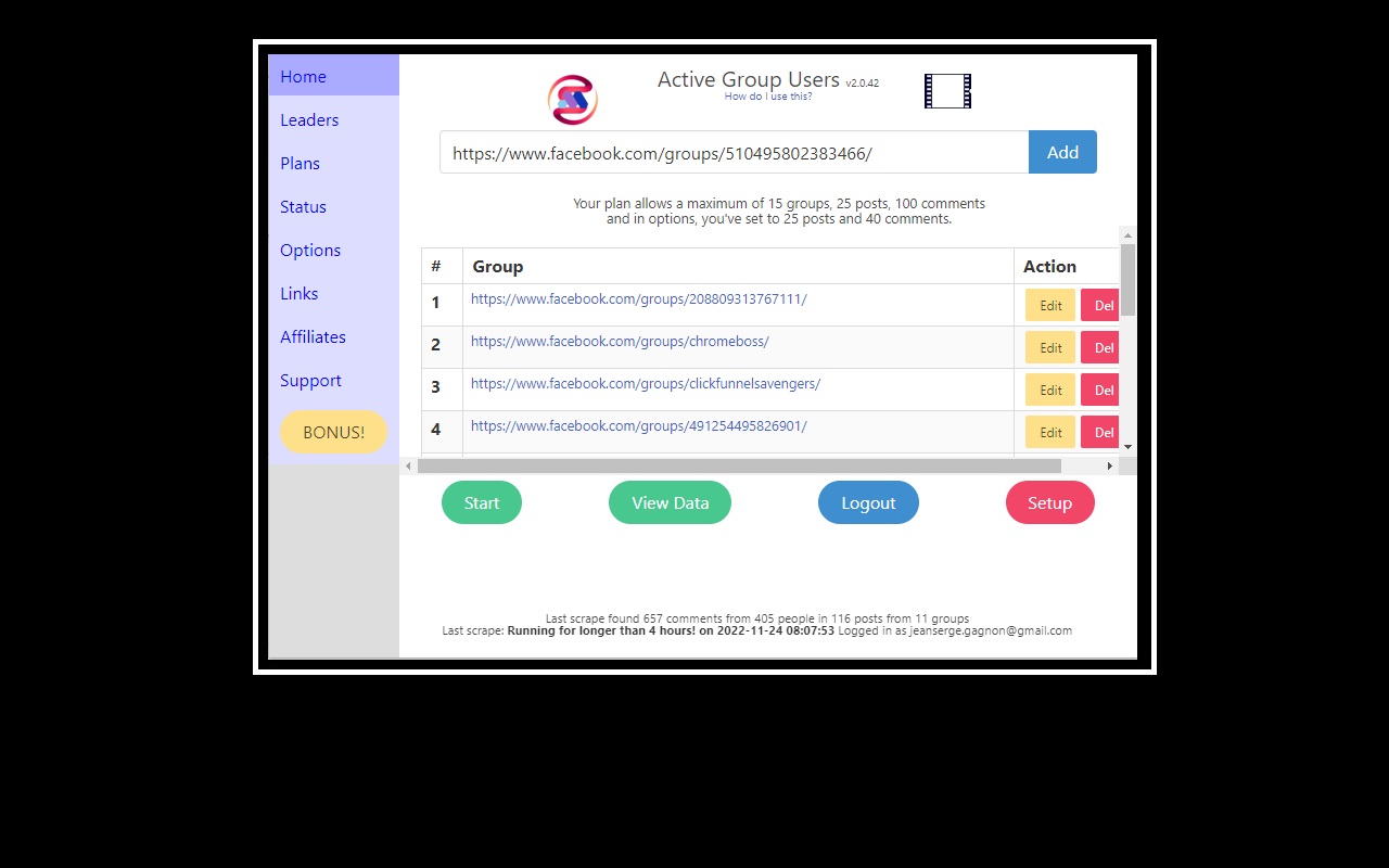 Active Group Users截图2