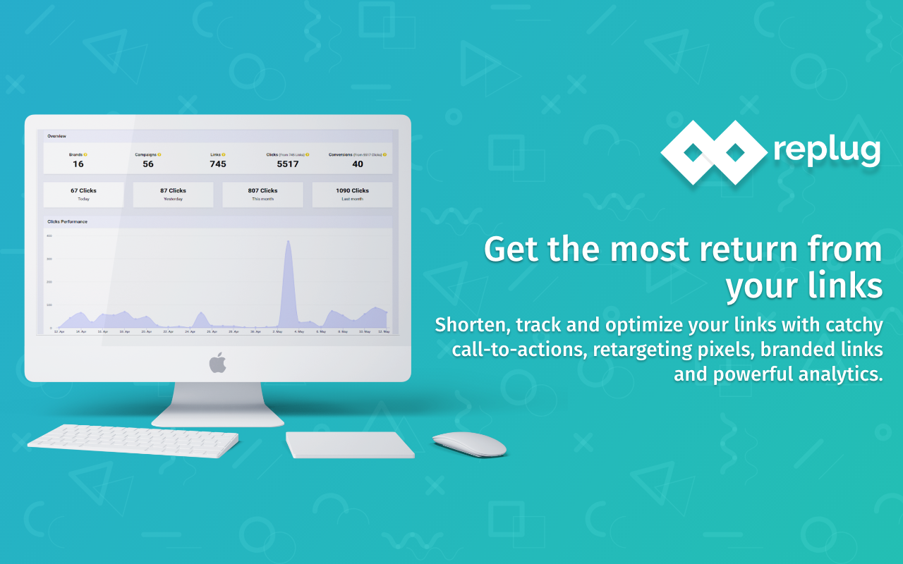 Replug | URL Shortener & Links Management截图2
