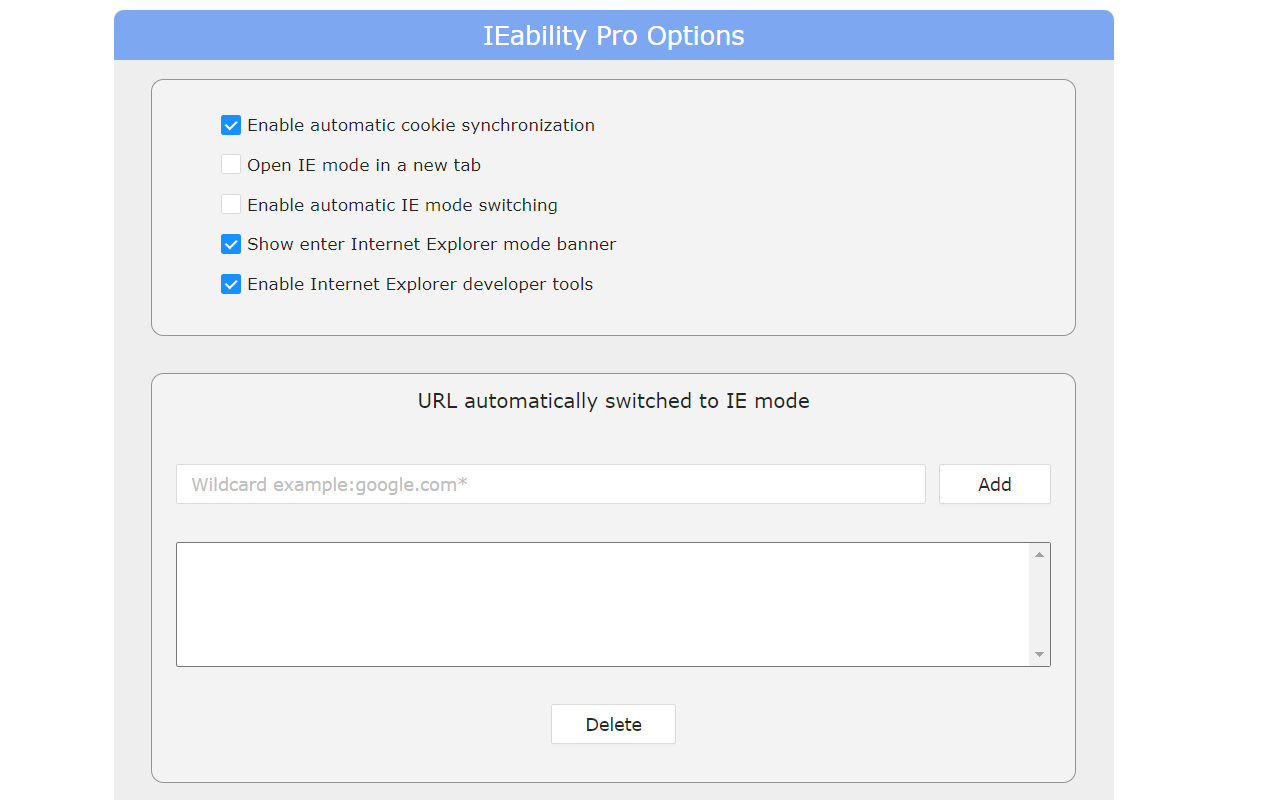 IEability - Open in IE截图4
