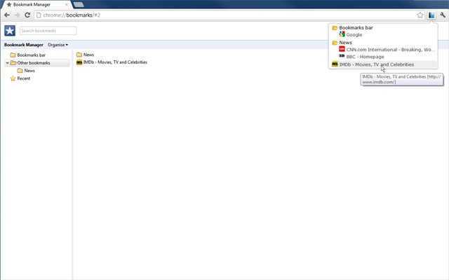 Minimal Bookmarks Tree截图3