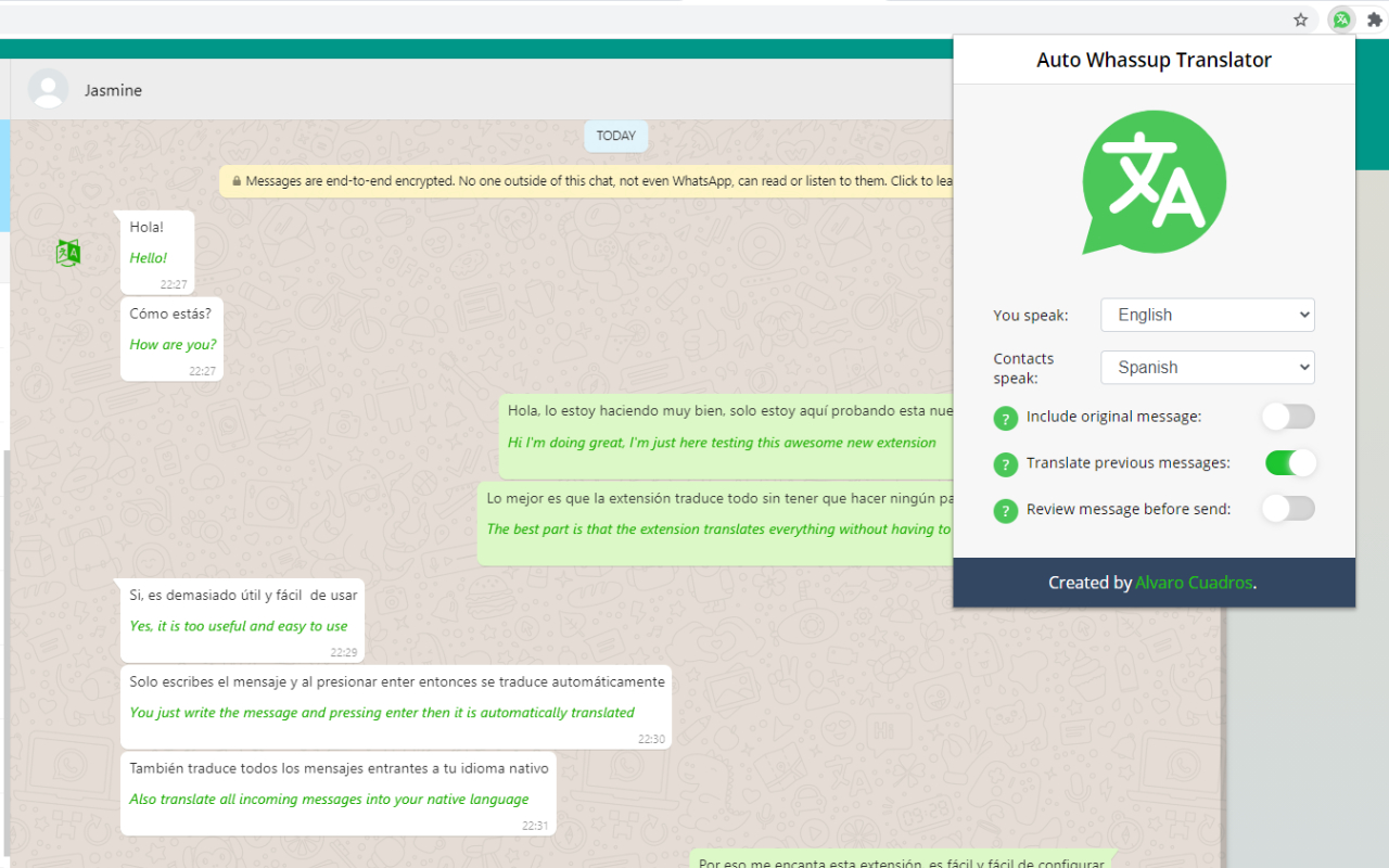 Auto WhatsApp Translator截图1