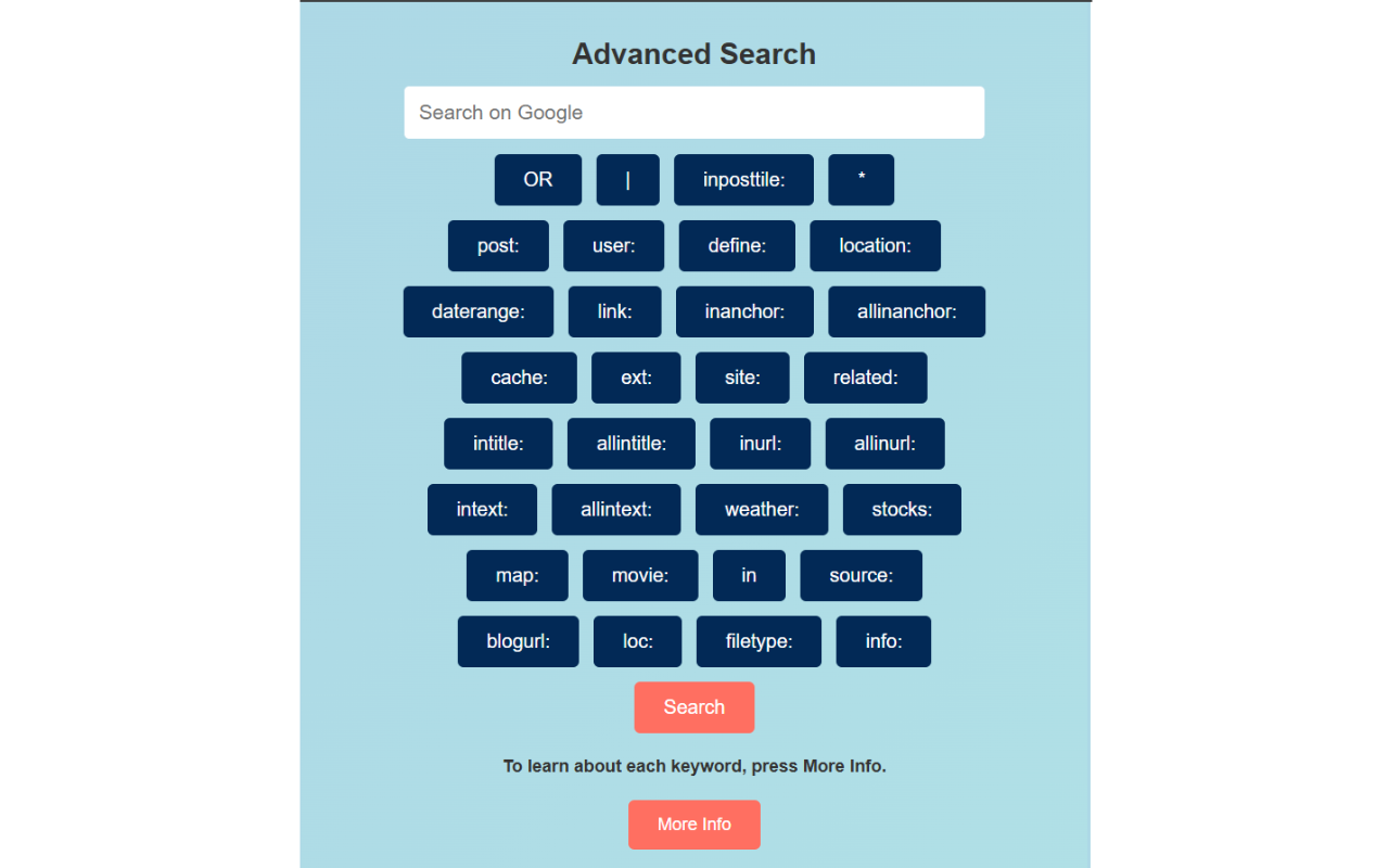 Advanced Search截图1