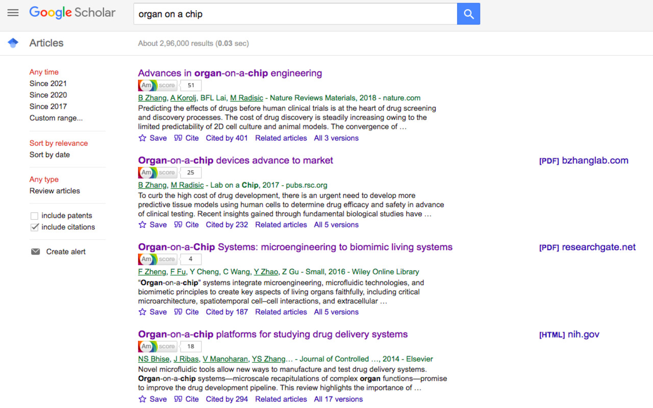 Altmetric for Pubmed and Google Scholar截图3