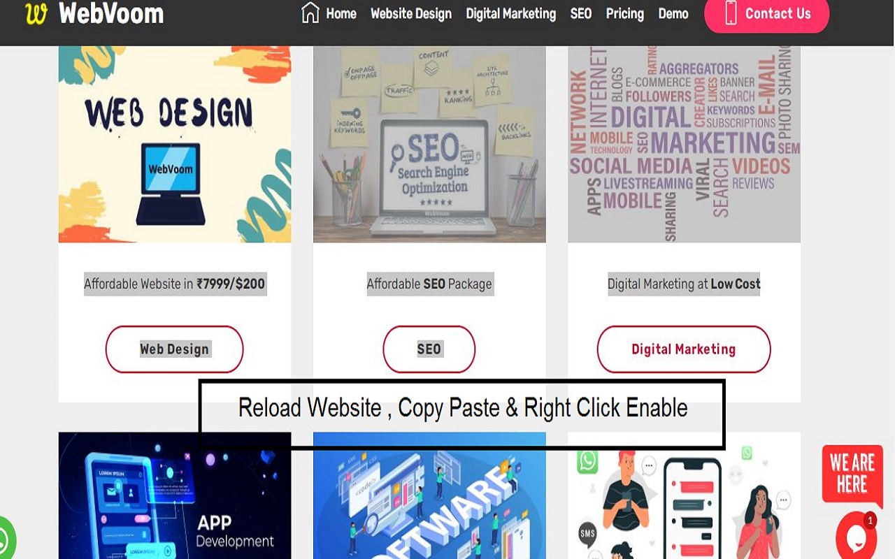 Enable Copy Paste & Right Click截图1