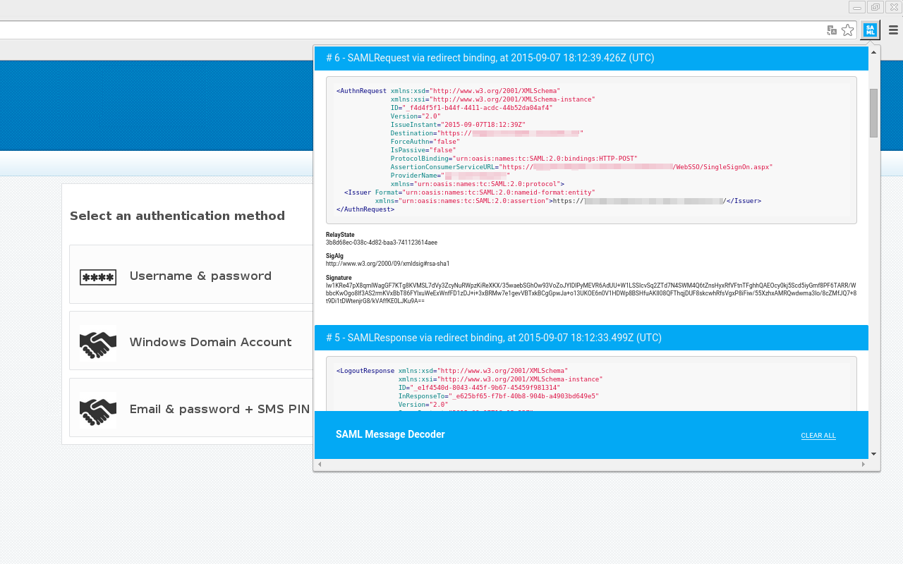 SAML Message Decoder截图1