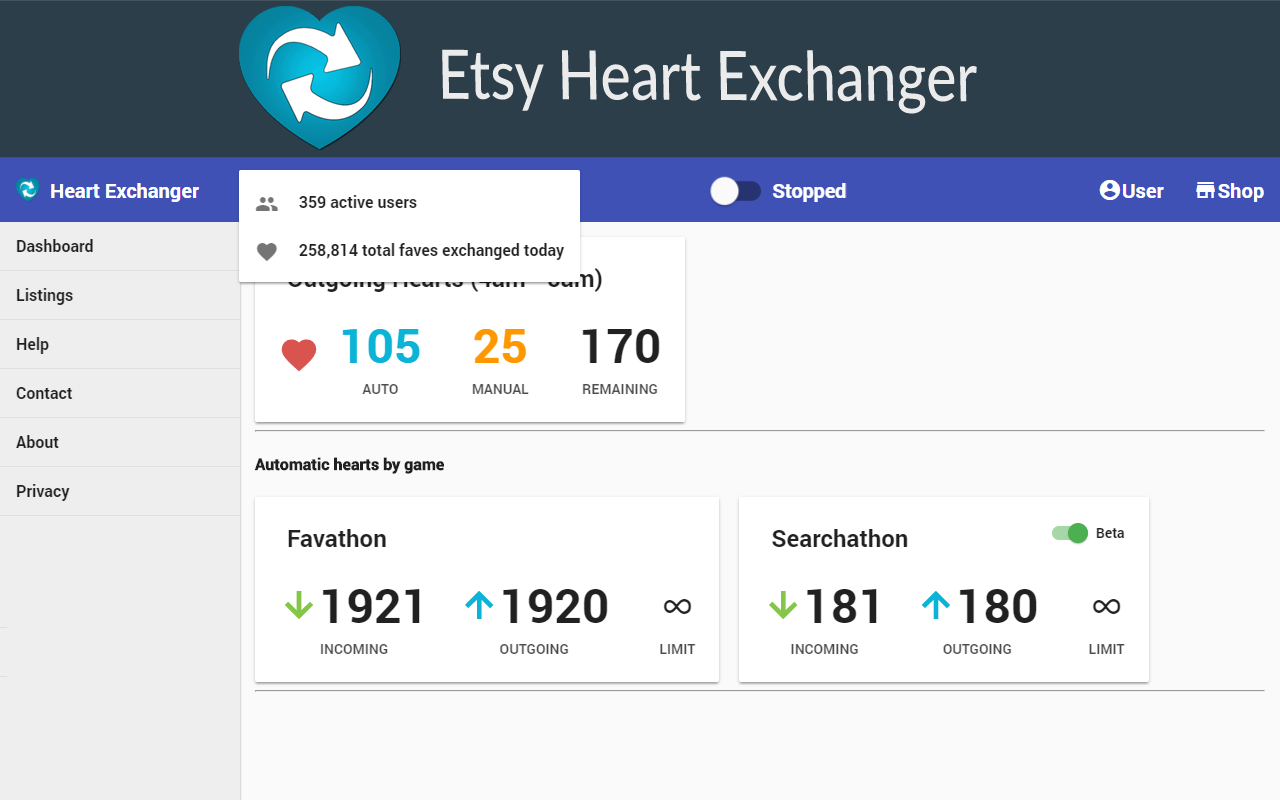 Etsy Heart Exchanger截图1