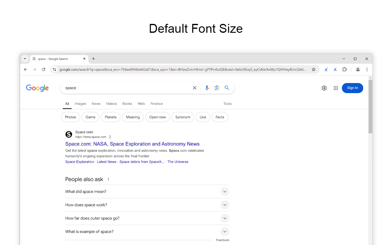 Font Size Decrease for Google Chrome截图2