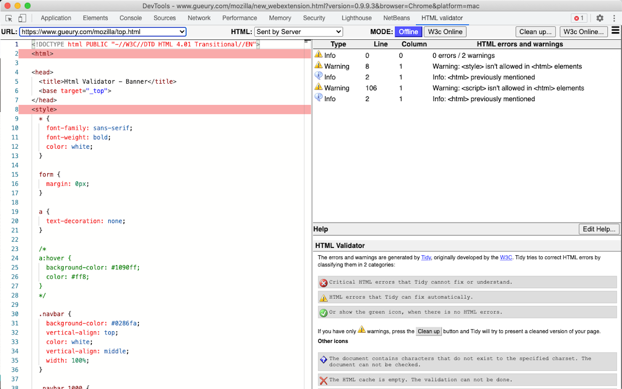HTML Validator截图1