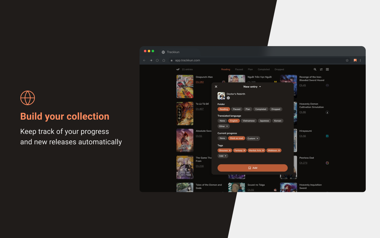 Manga Reader and Tracker - MangaPin截图2