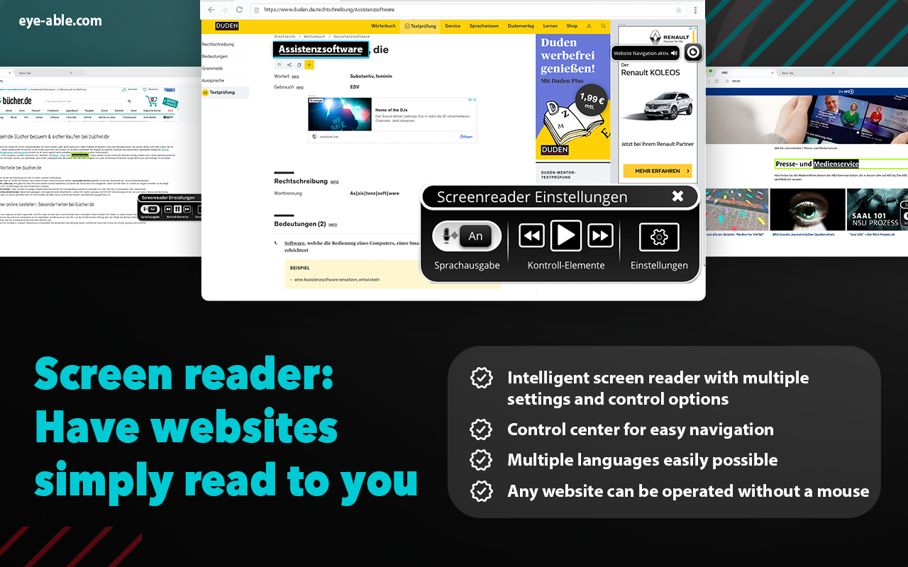 Eye-Able® - Accessibility Assistant截图1